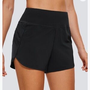 Crz yoga shorts new with tags size medium black
